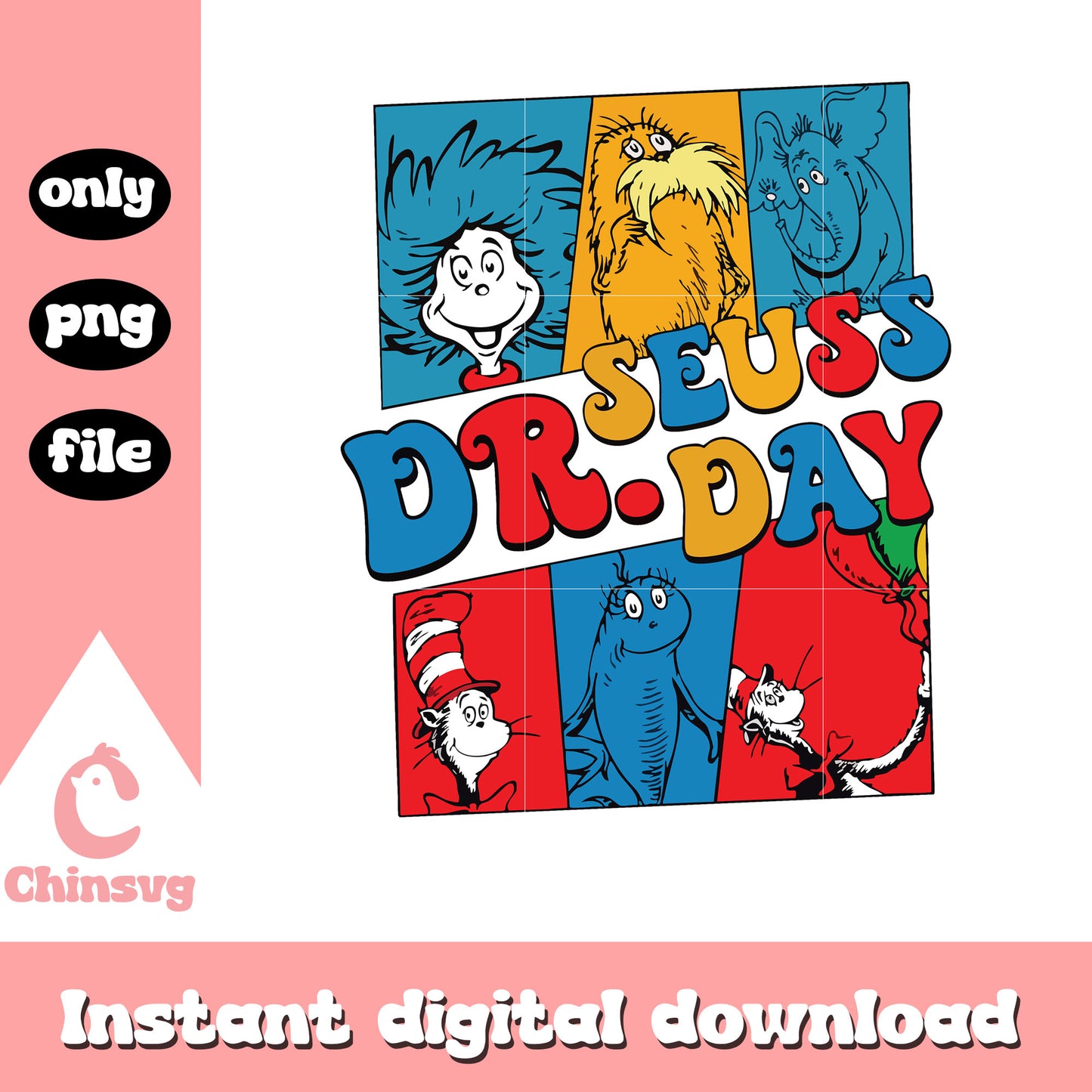 Dr seuss day cartoon character png, dr seuss day png, cartoon png