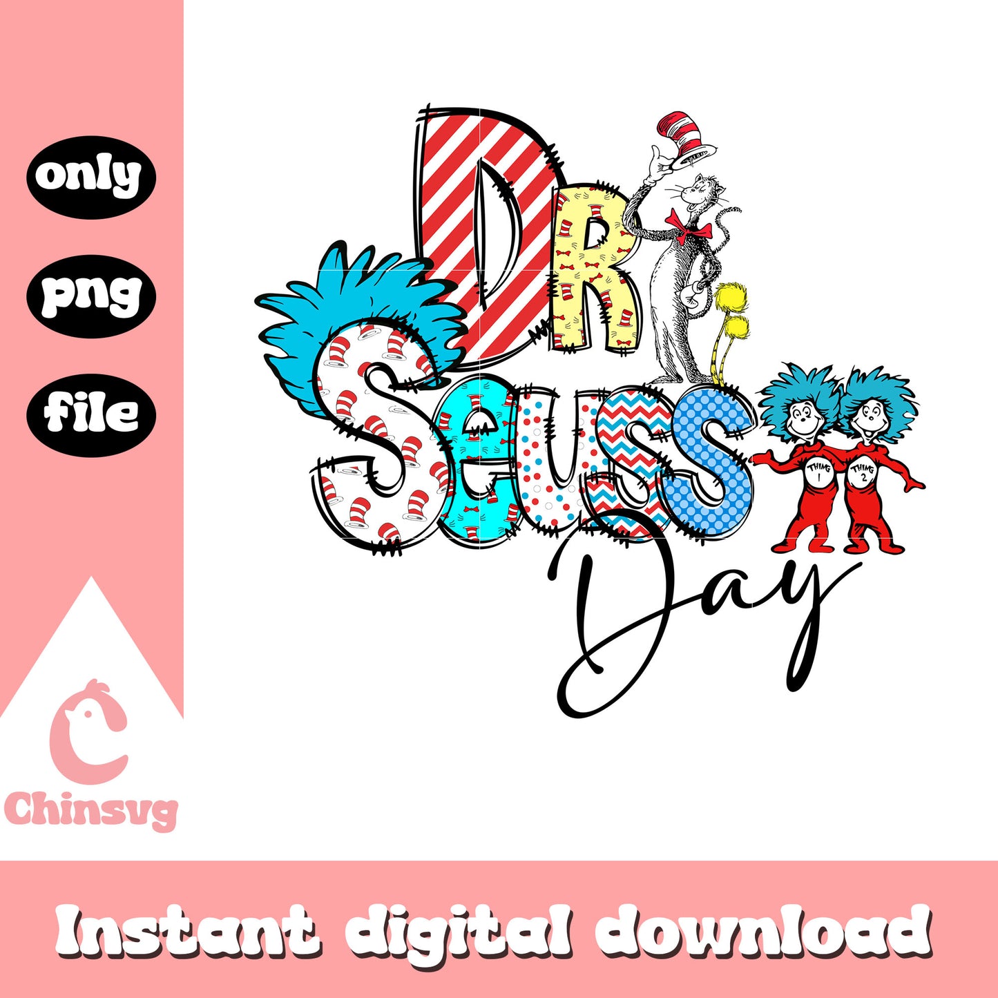 Dr seuss day cartoon characters png, dr seuss day png, cartoon png