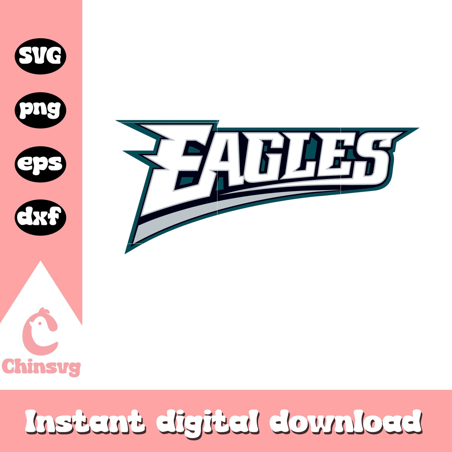 Eagles nfl football team design svg, nfl preseason svg