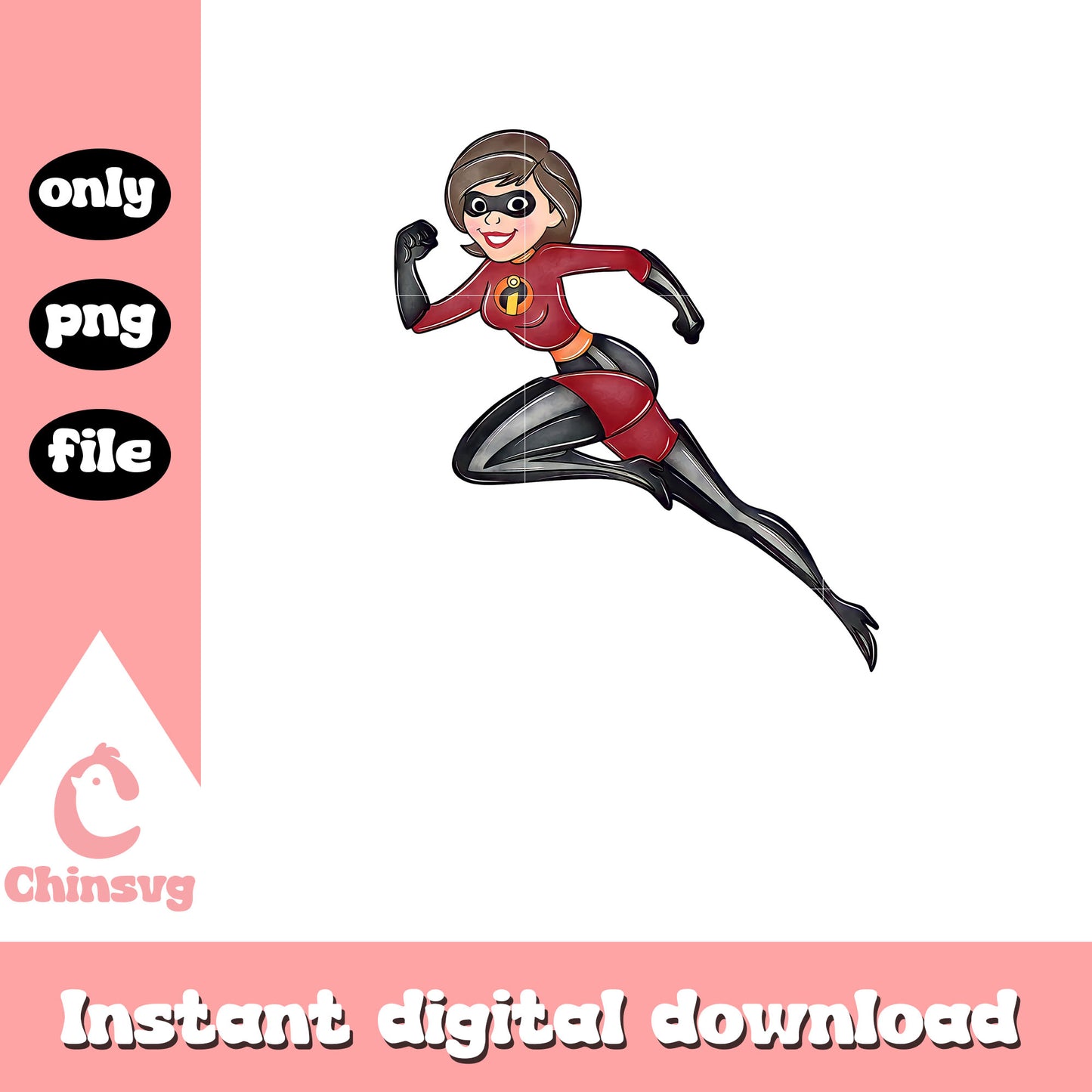 Elastigirl character png, the incredibles png, cartoon png