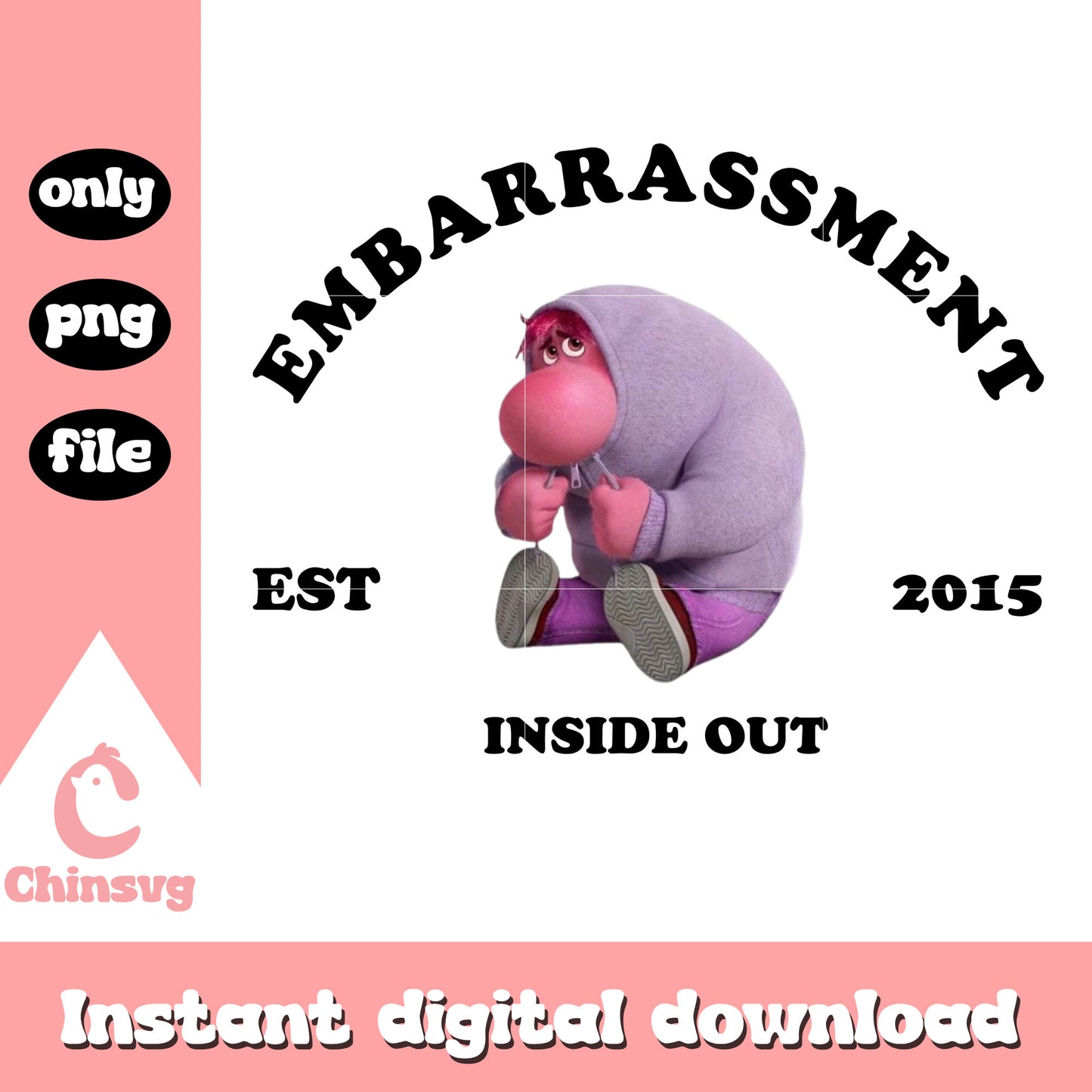 Embarrassment est 2015 inside out design png, inside out 2 embarrassed png