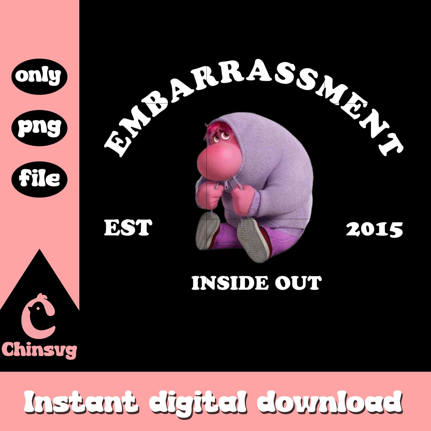 Embarrassment est 2015 inside out white png, embarrassed from inside out 2 png
