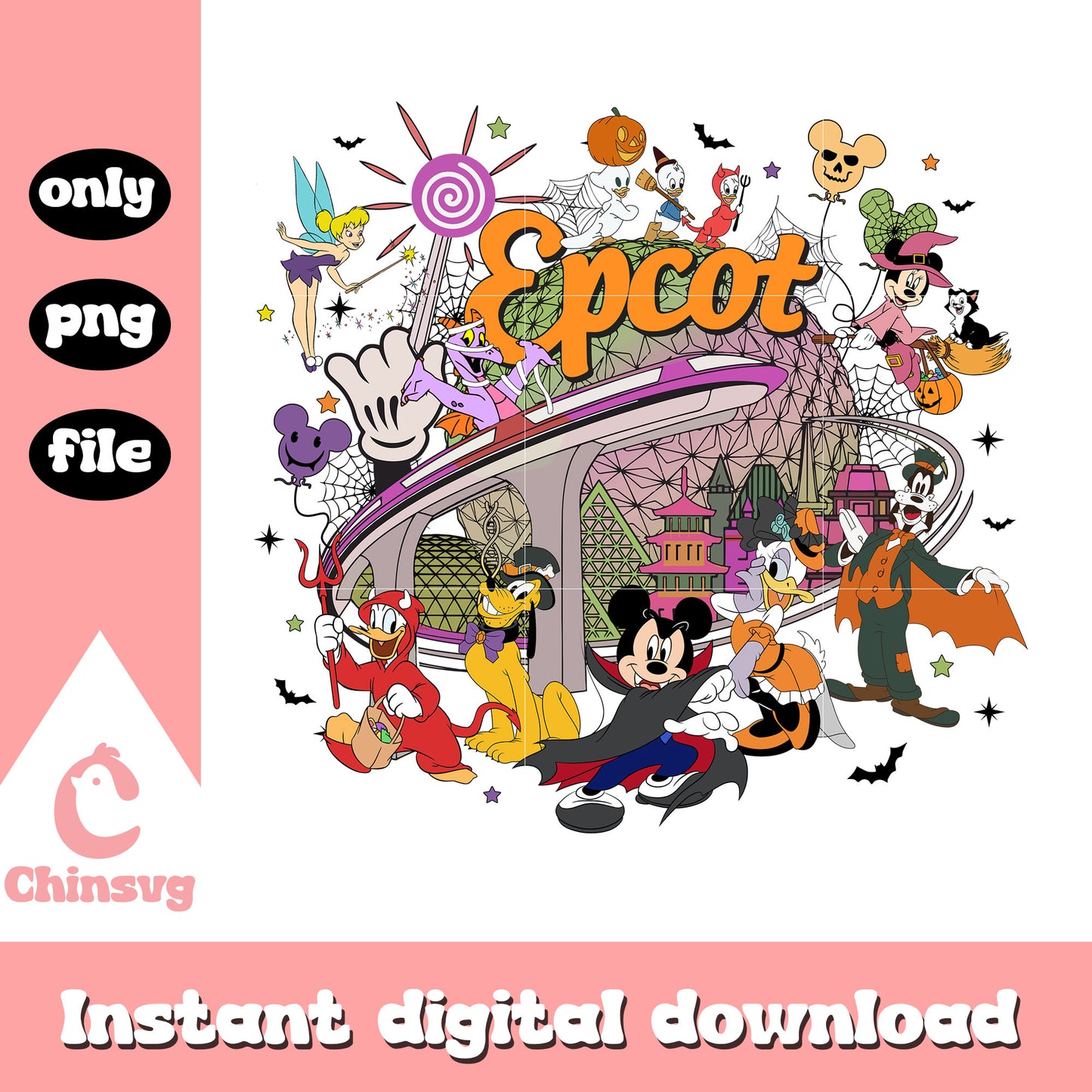 Epcot disney world characters mickey cartoon png, disney walt png