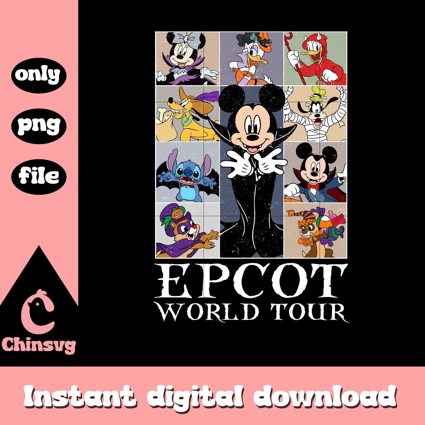Epcot world tour mickey mouse clipart png, mickey mouse png