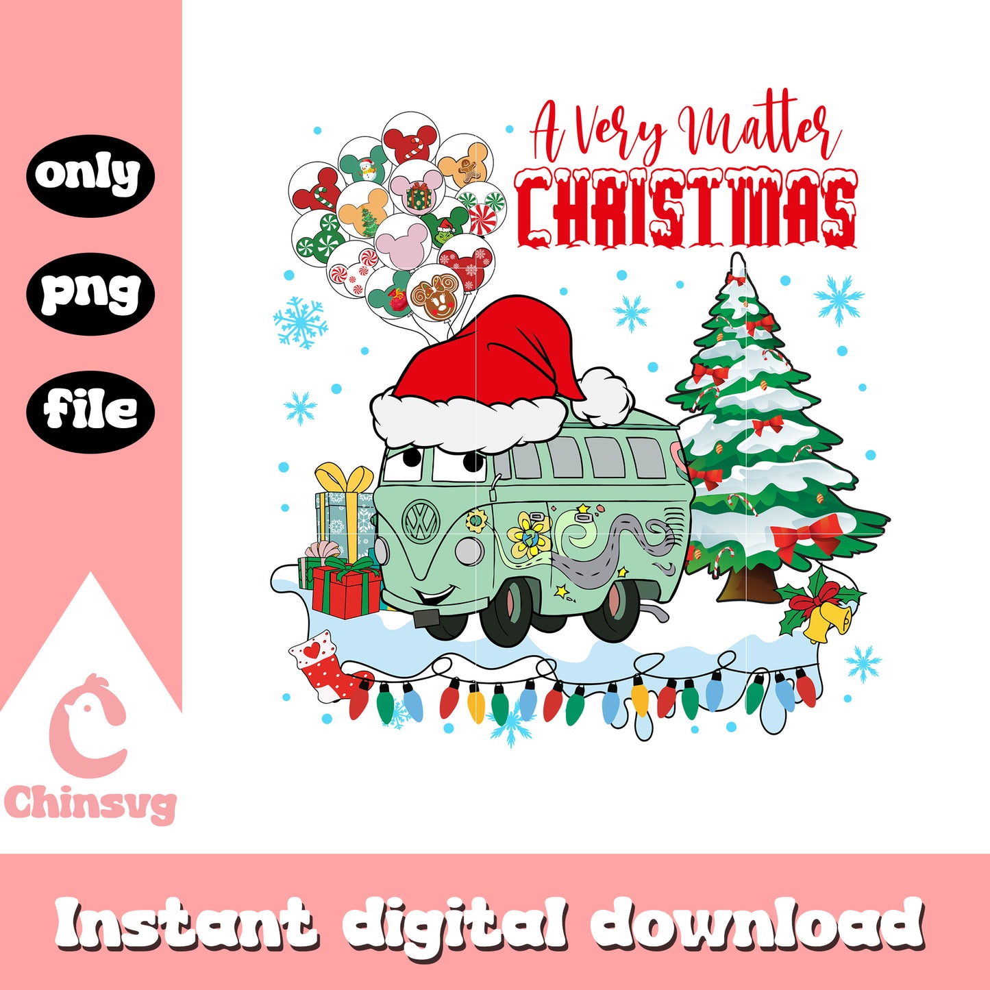 Fillmore car a very matter christmas png, disney cars christmas png