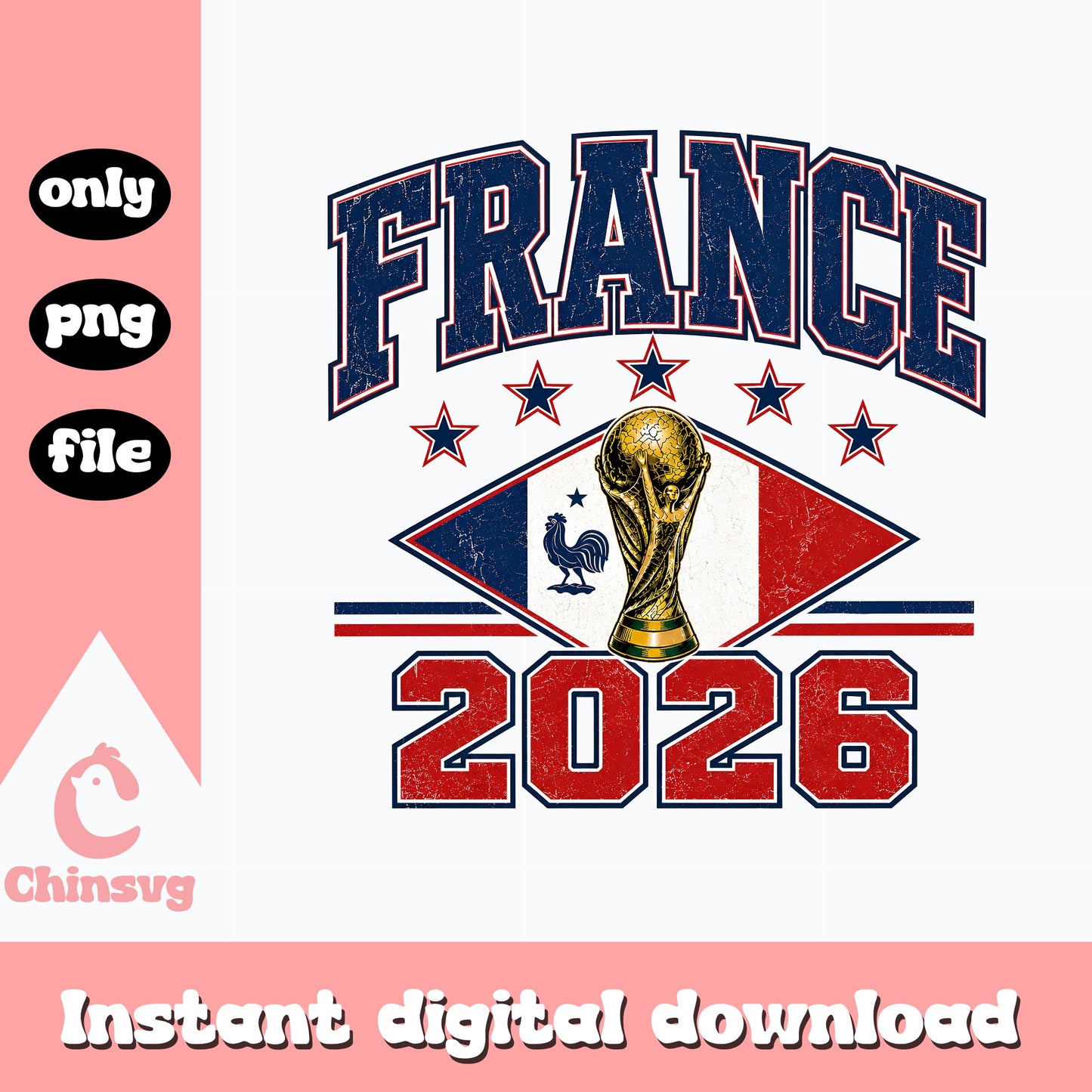 France 2026 World Cup PNG, France Football Trophy, Soccer PNG