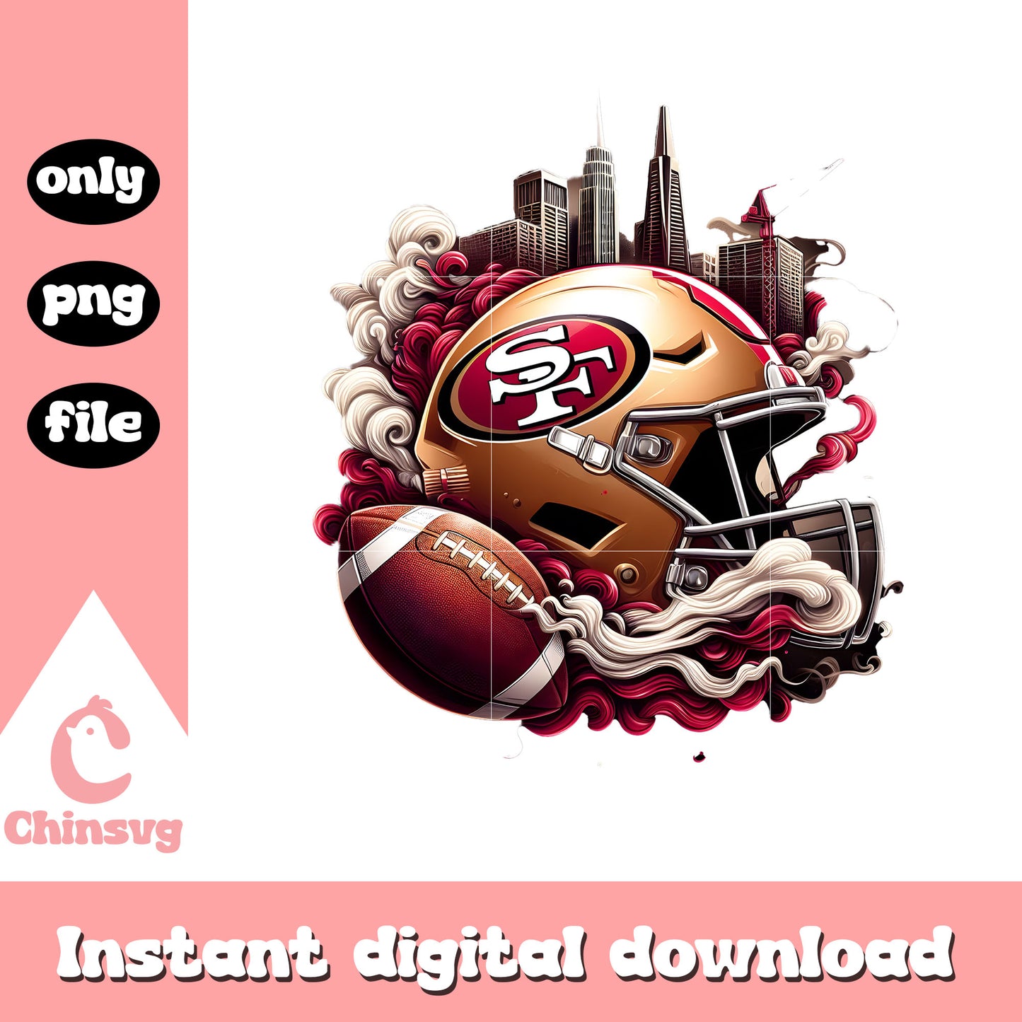 Francisco 49ers speed logo png, francisco 49ers football png
