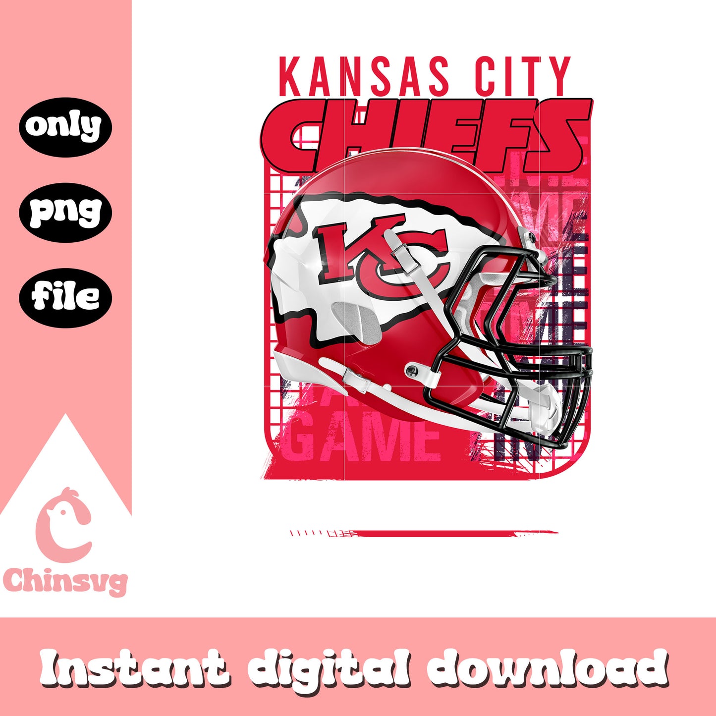 Game time football chiefs png, nfl kansas city chiefs png