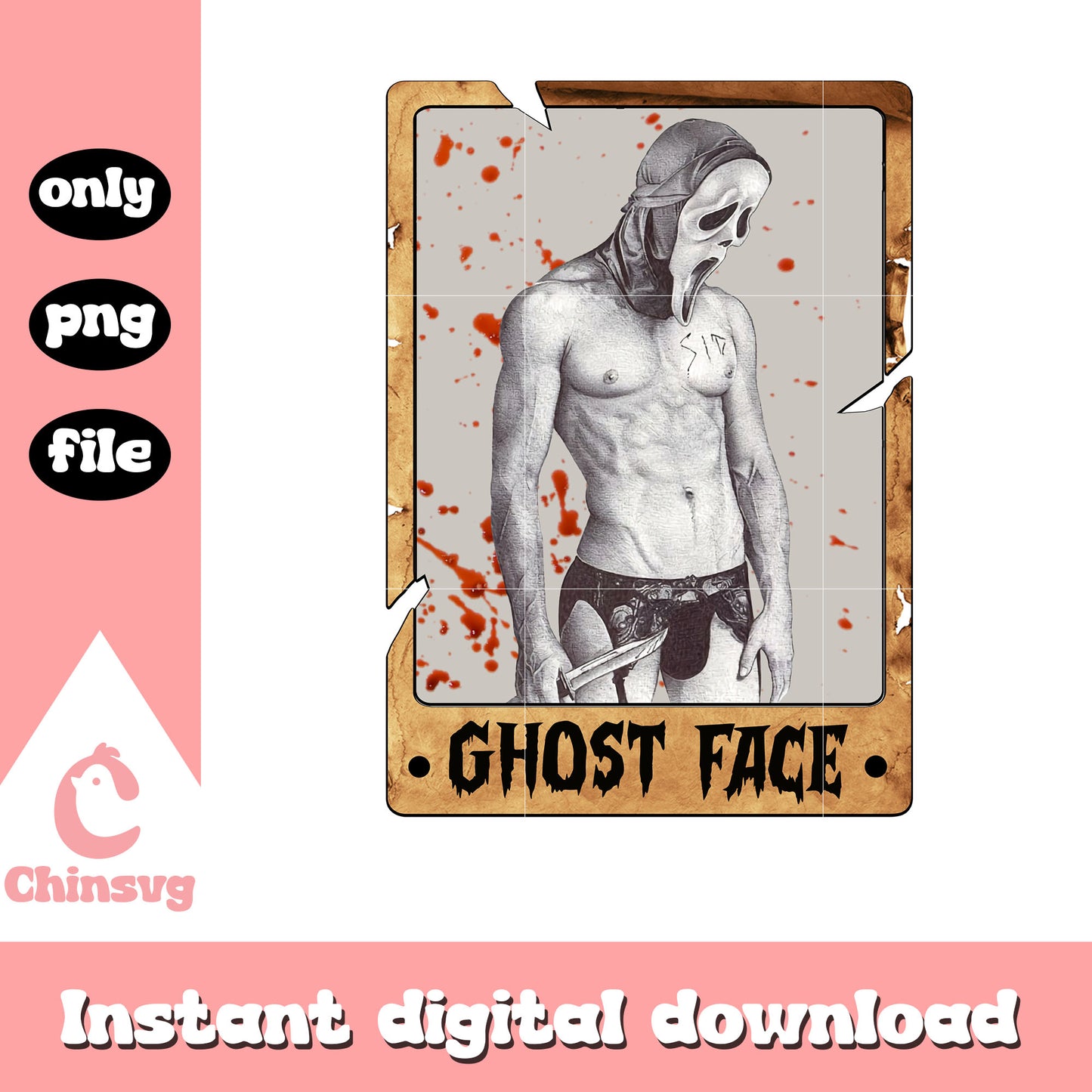 Ghost face horror character png, horror and movies png