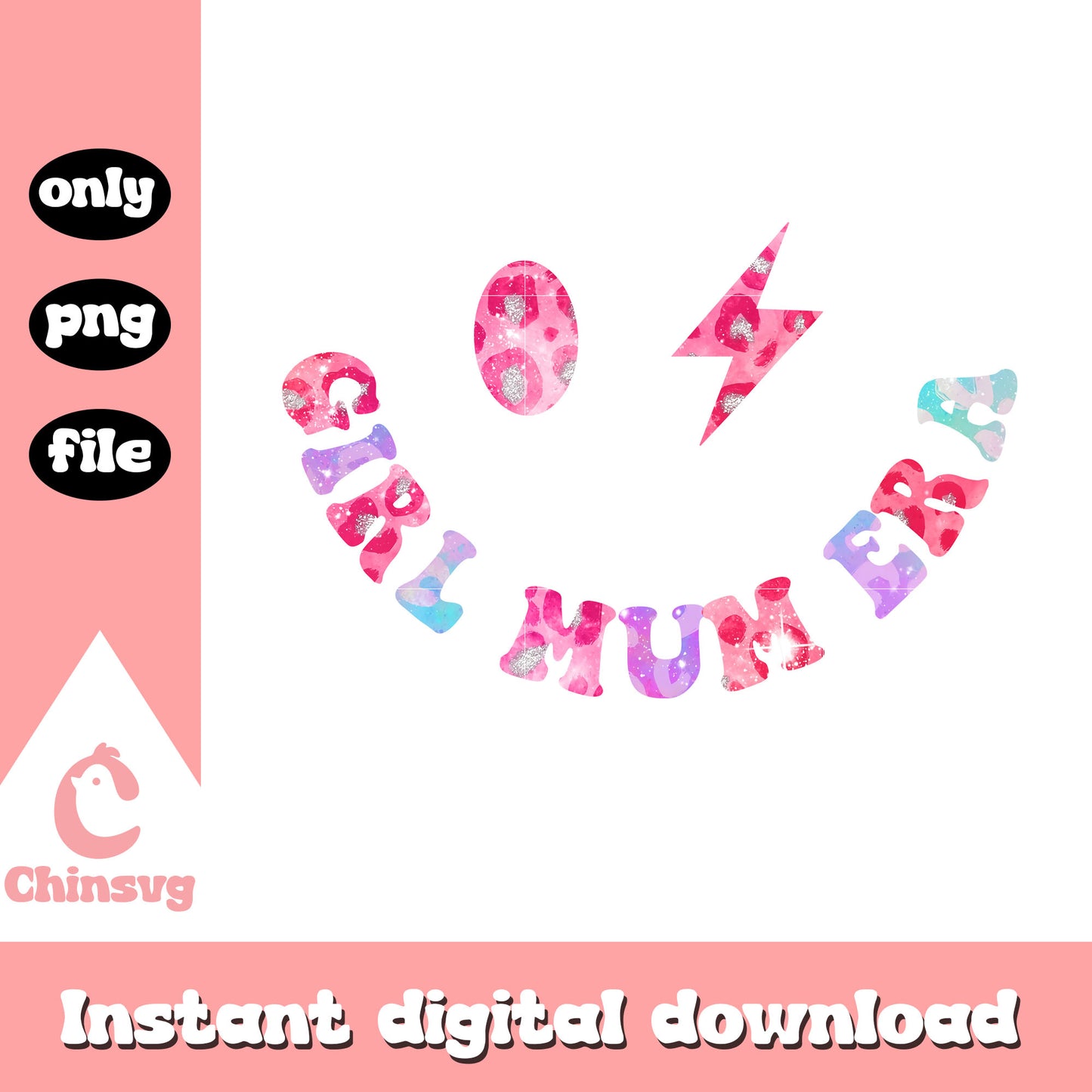 Girl mum era smiley emoji png, mom era png, smiley emoji png
