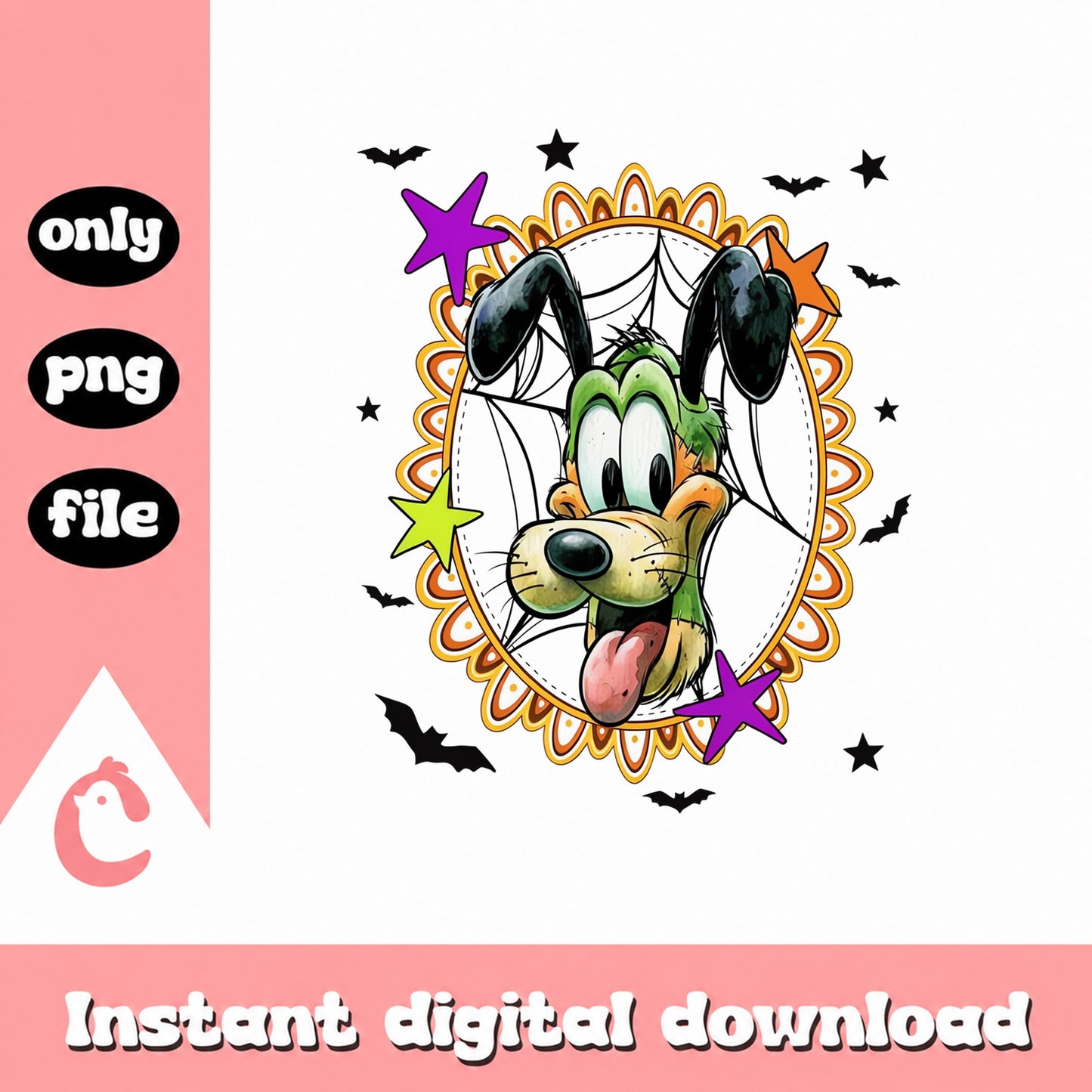 Goofy Halloween PNG Bundle, Disney Character Clipart, PNG File