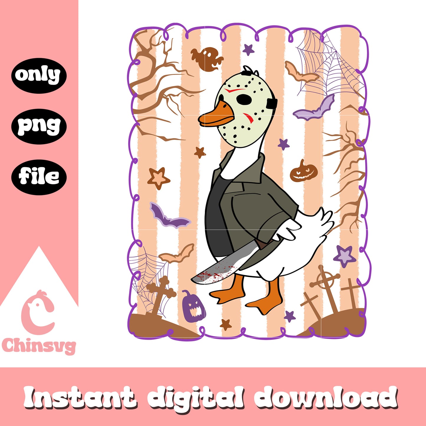 Goose cosplay horror character png, halloween costume png, horror film png
