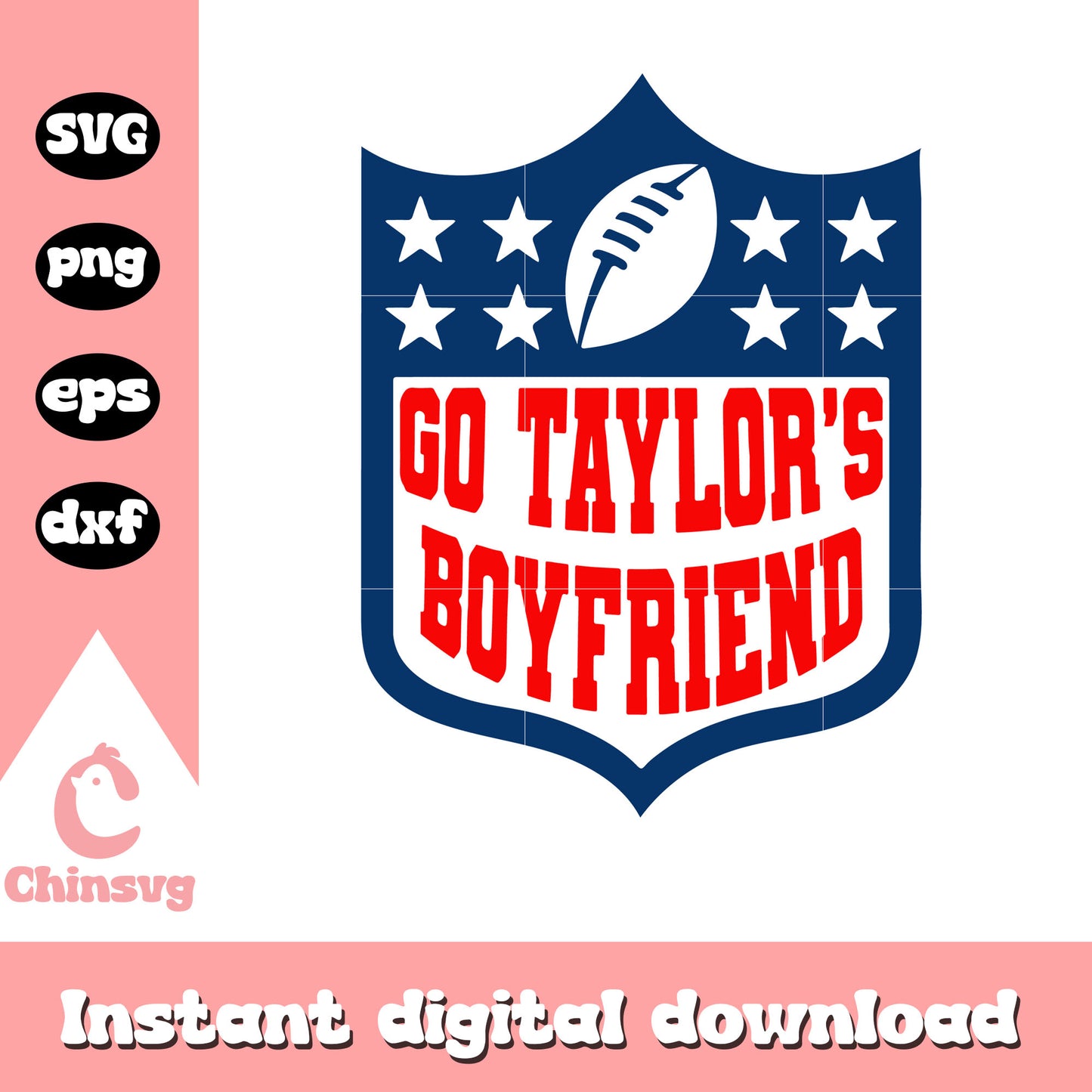 Go taylor's boyfriend logo svg, taylor fiance svg, kelce svg