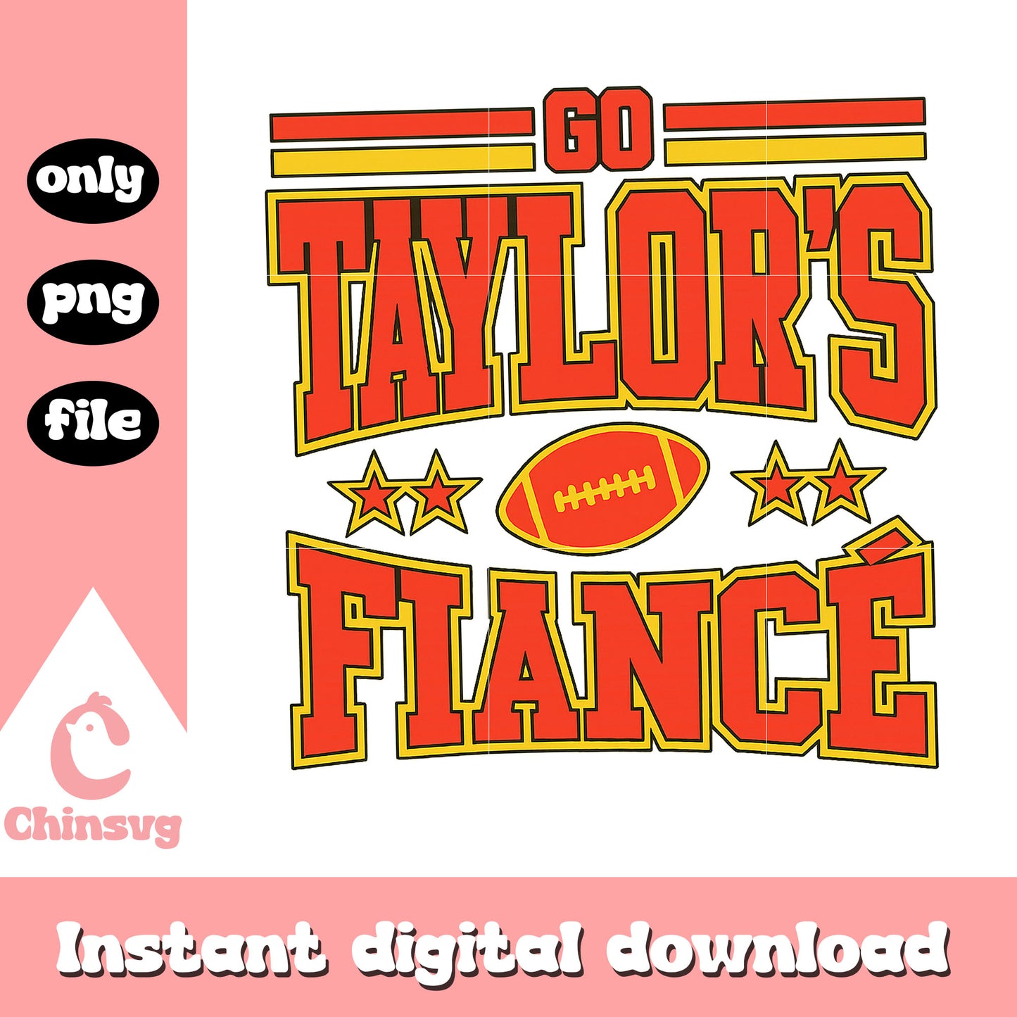 Go taylor's fiance football png, kansas city chiefs png