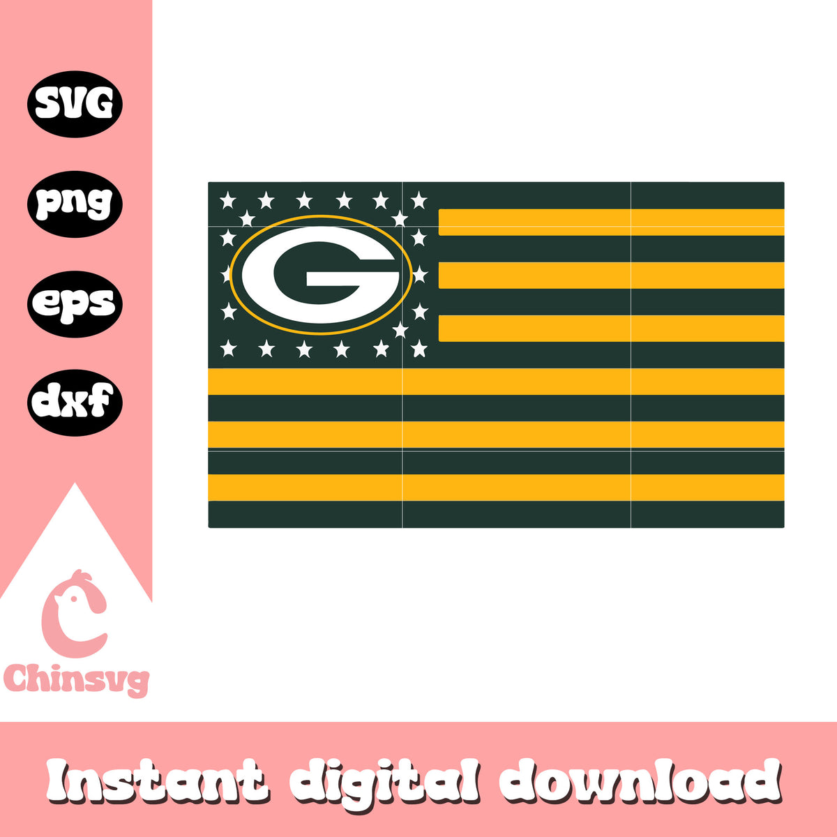 Green bay packers nfl flag logo svg, green bay packers logo photos pictures svg