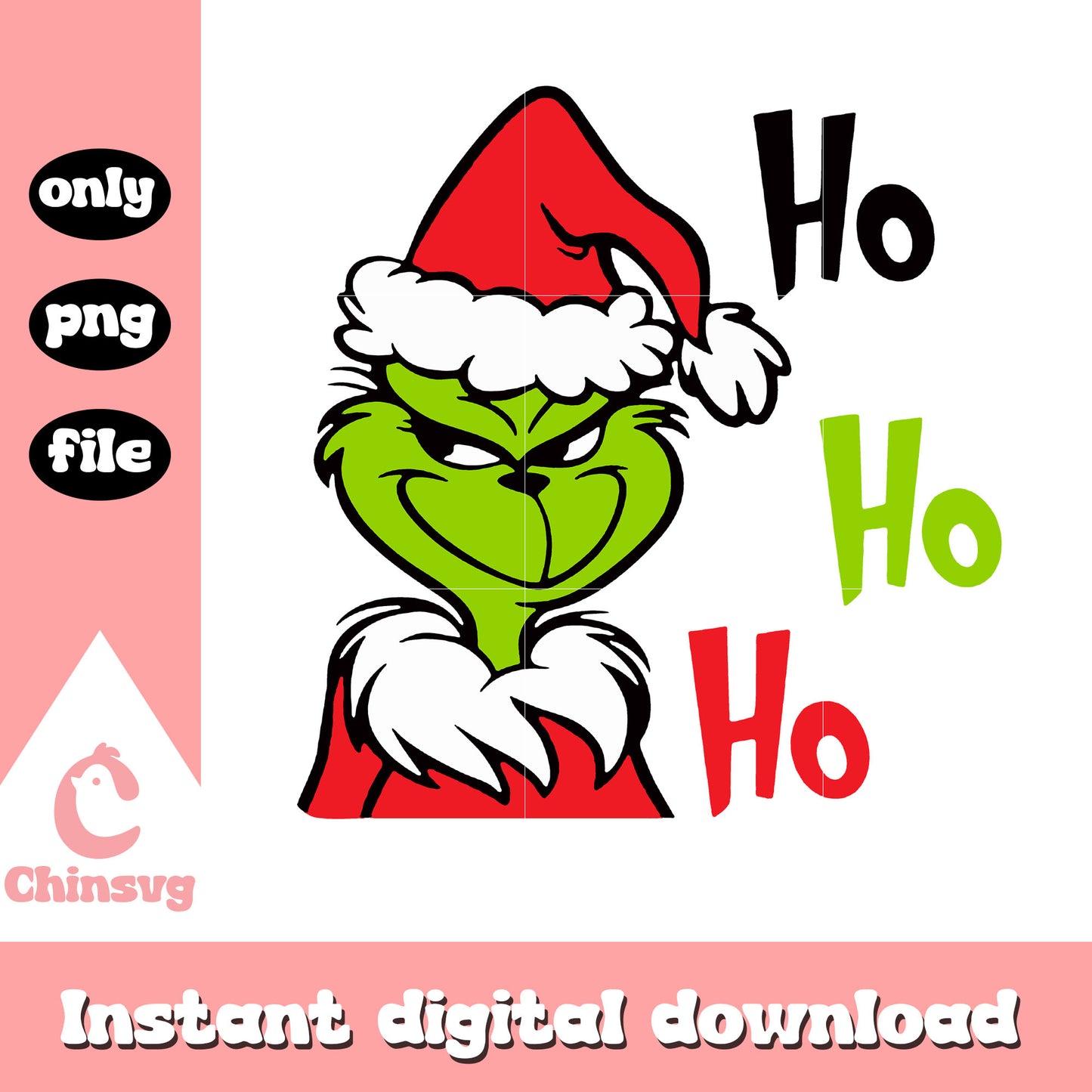Grinch santa claus hohoho png, grinch cartoon png