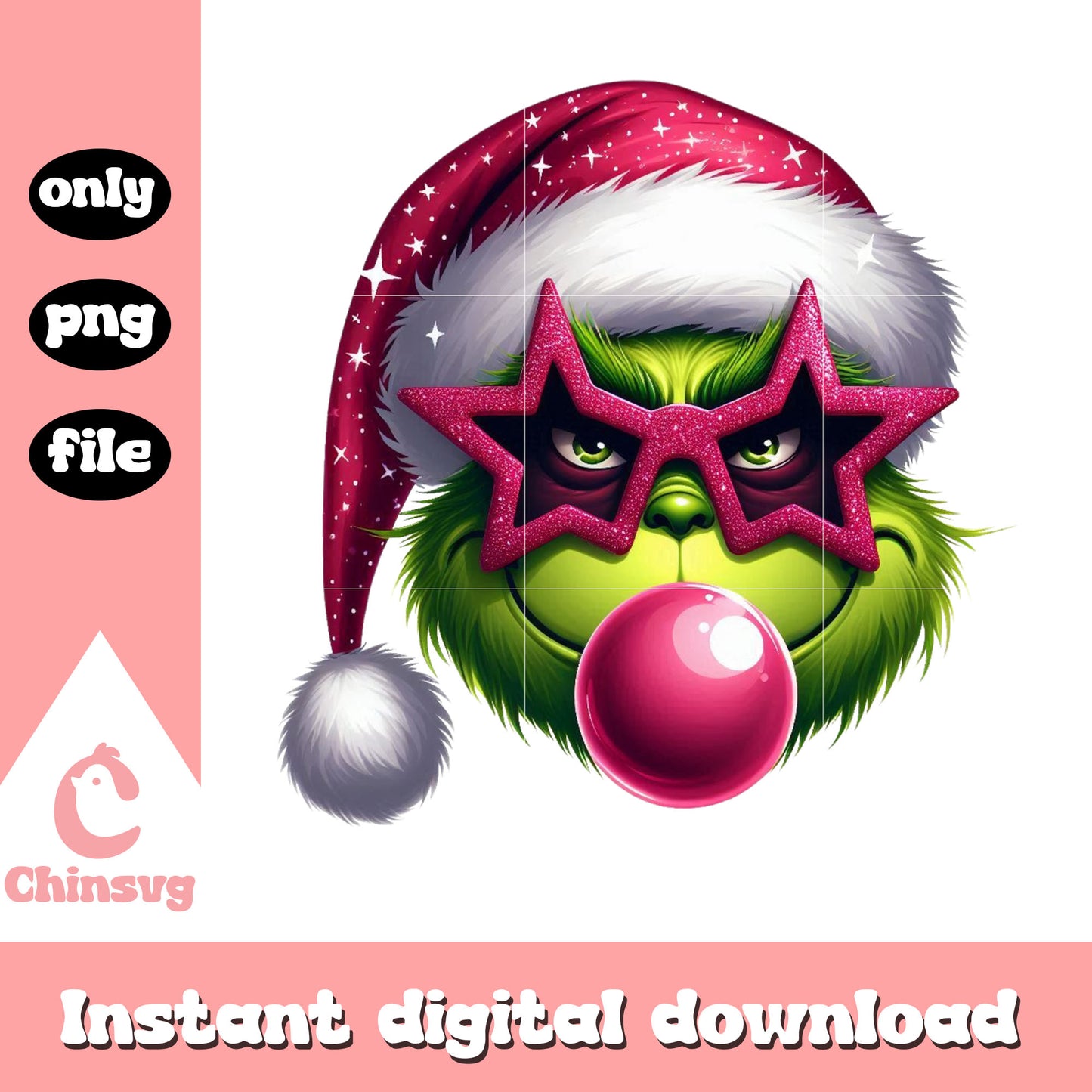 Grinch santa hat christmas eve png, the grinch movie png