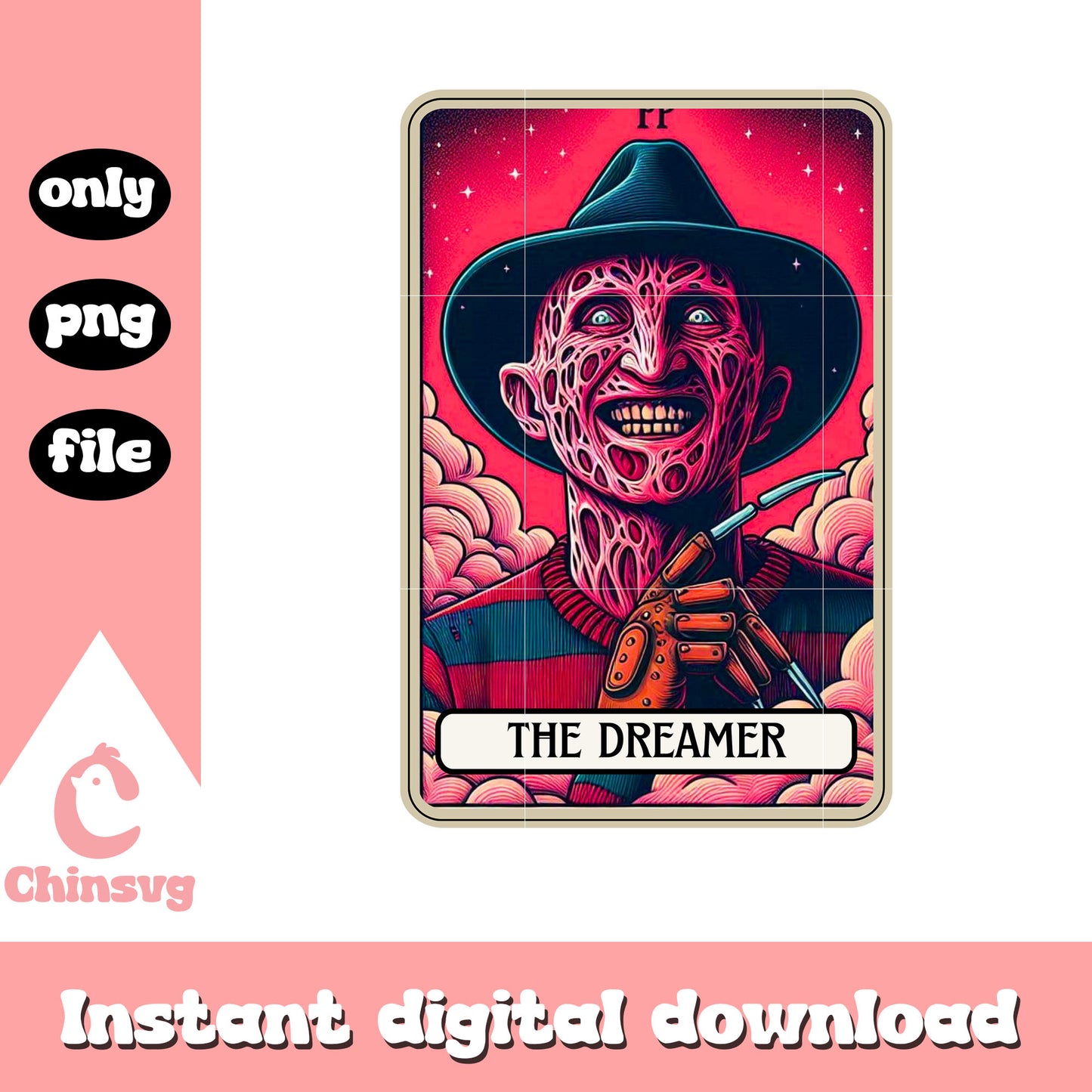 Halloween freddy krueger the dreamer png, halloween png