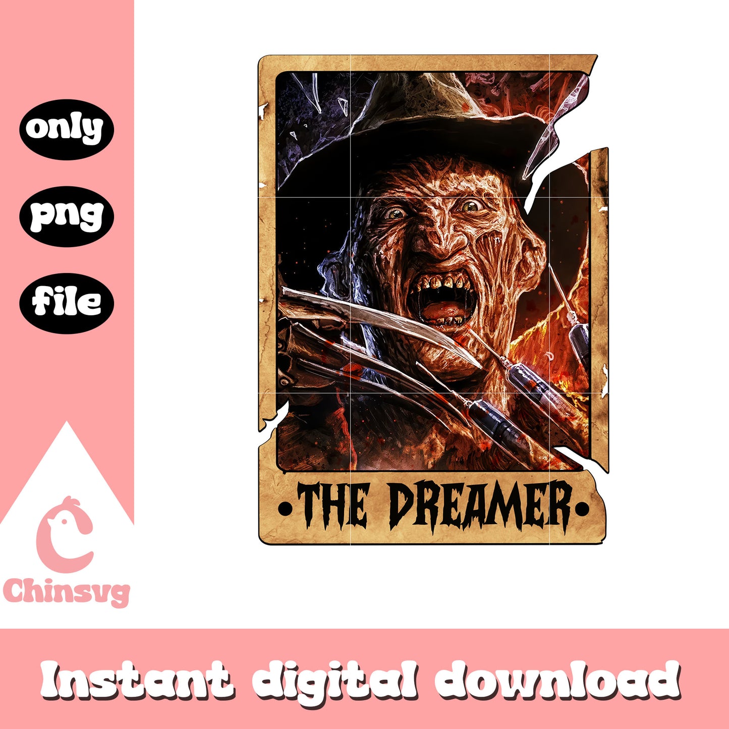 Halloween freddy krueger the dreamer png, horror movies png