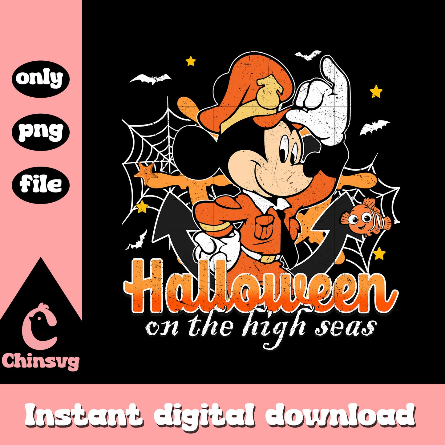 Halloween on the high seas mickey png, disney mickey mouse png