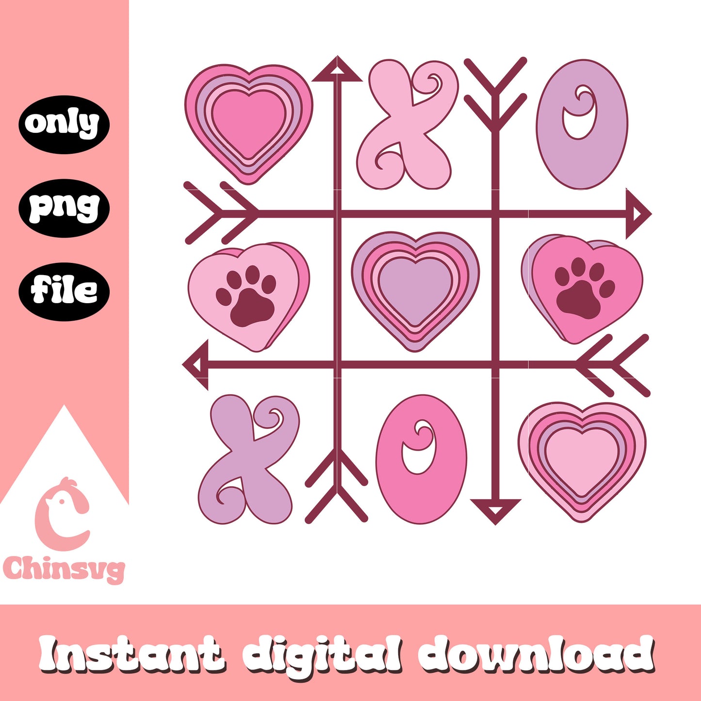 Hand drawn dog valentine png, valentines day xoxo png