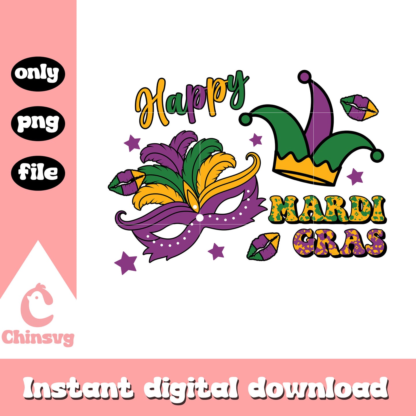 Happy mardi gras cartoon png, new orleans parade schedule png
