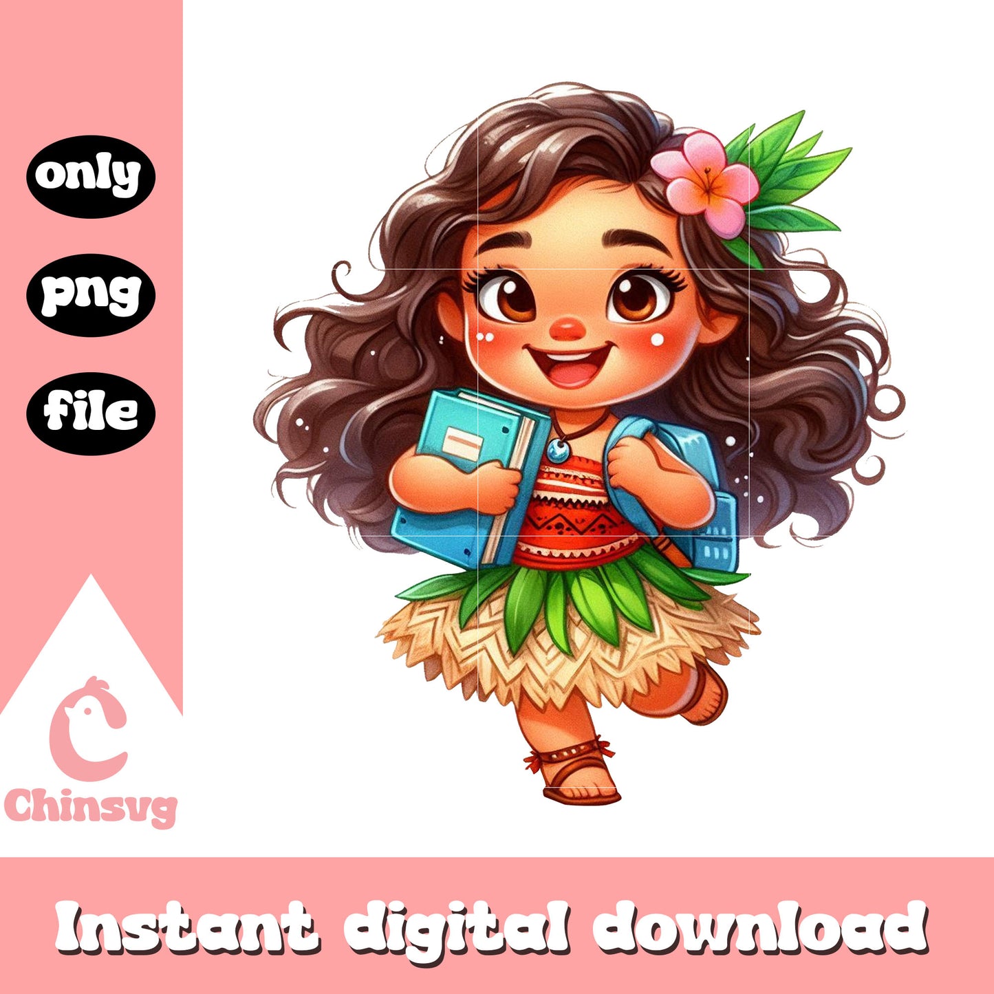 Happy moana and school supplies png, school near me png