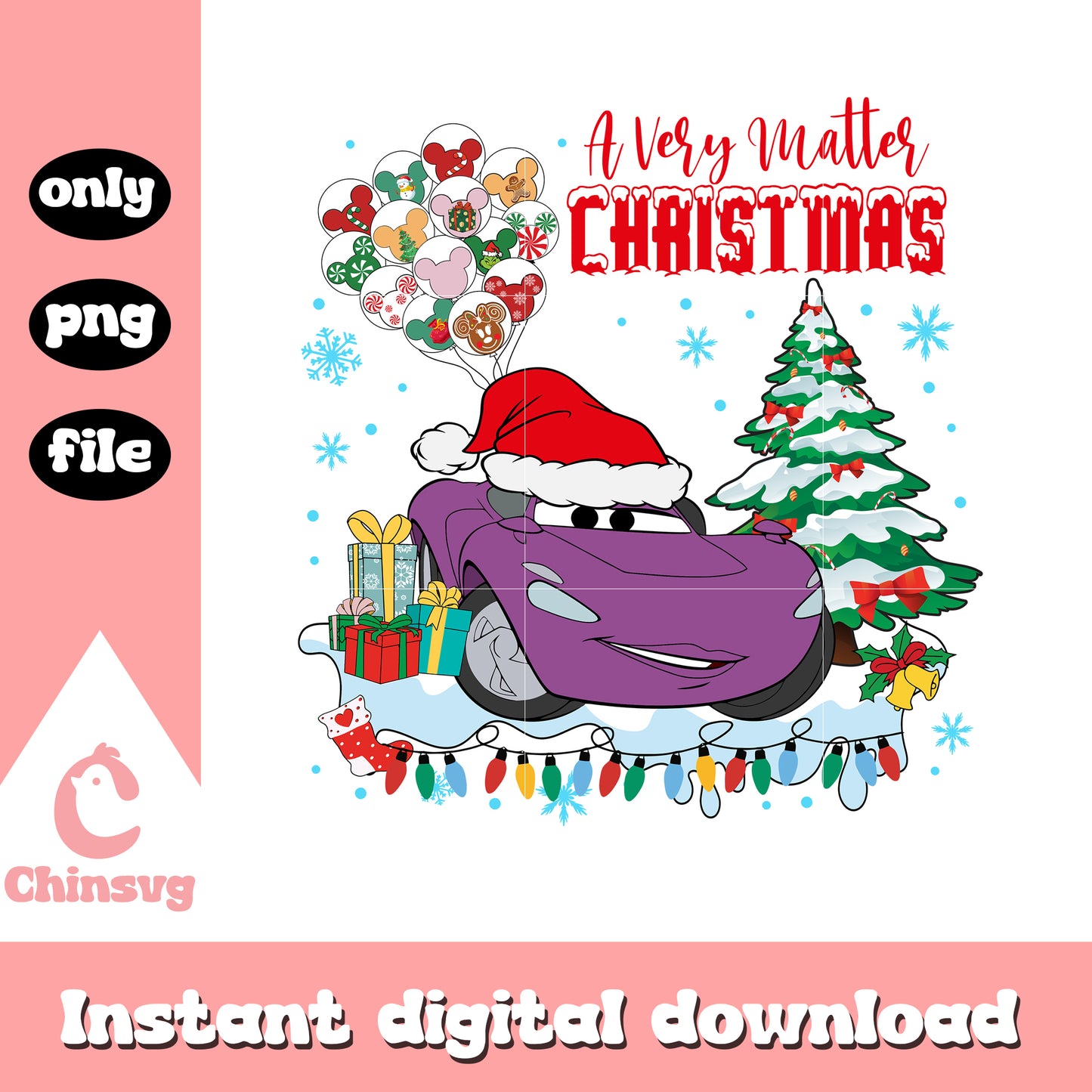 Holley shiftwell a very matter christmas png, disney pixar cars christmas png