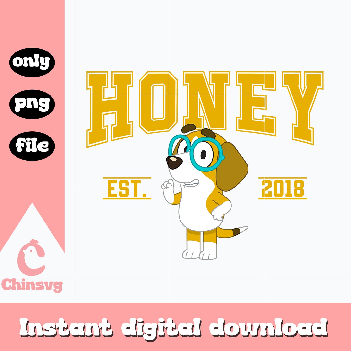 Honey character est 2018 png, honey png, cartoon png