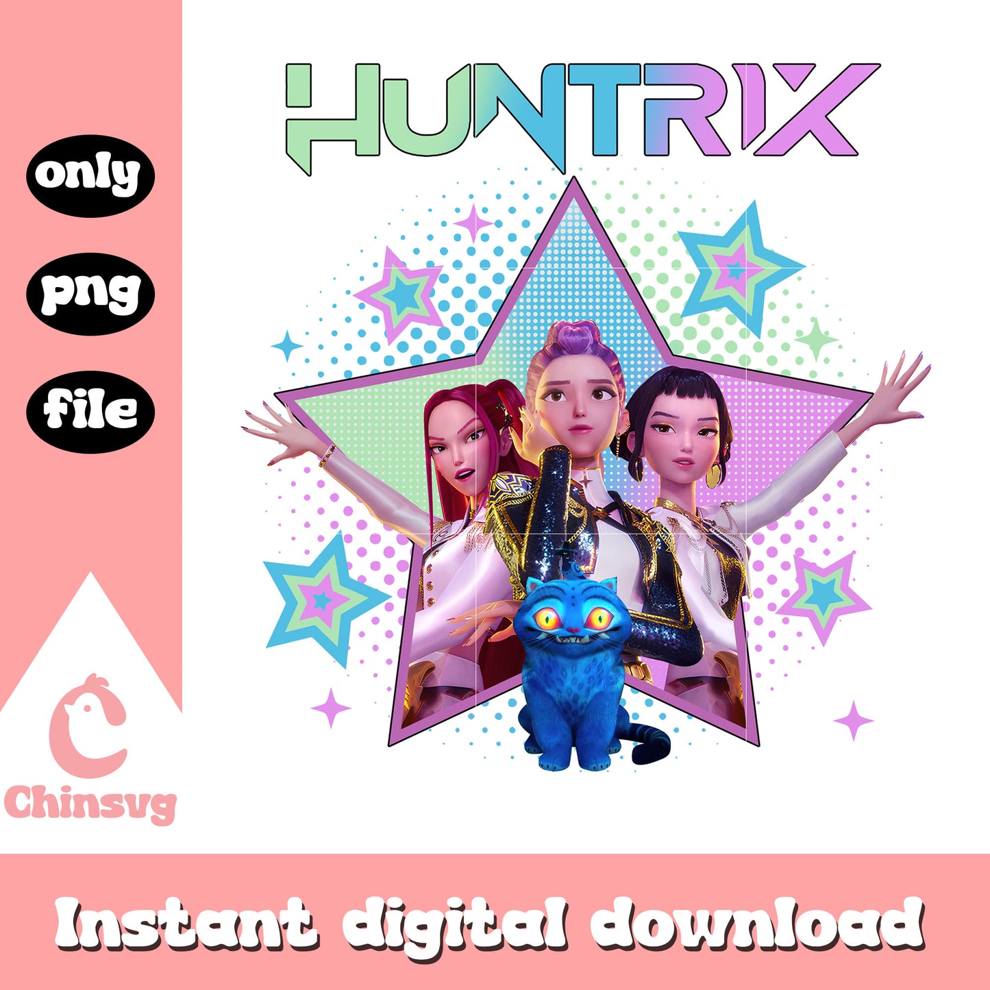 Huntrix kpop band members and derpy png, kpop bands png