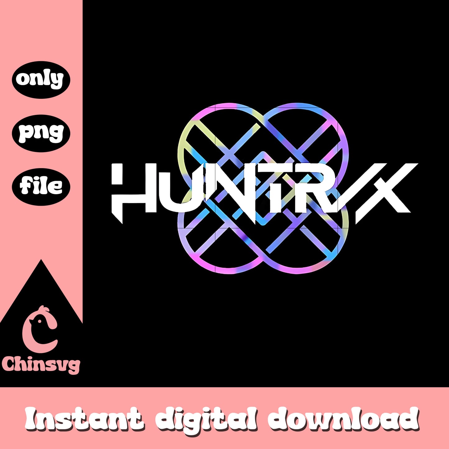 Huntrix kpop huntters logo band png, logo design png, huntrix png