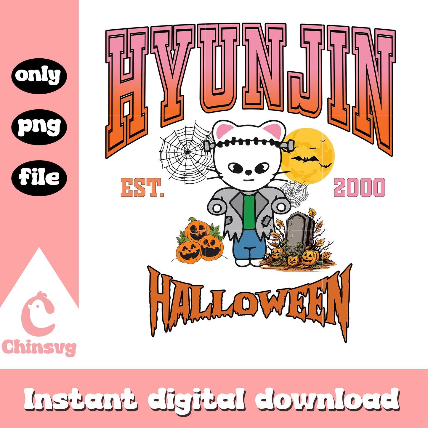 Huynjin character est 2000 halloween png, spirit of hallowene png
