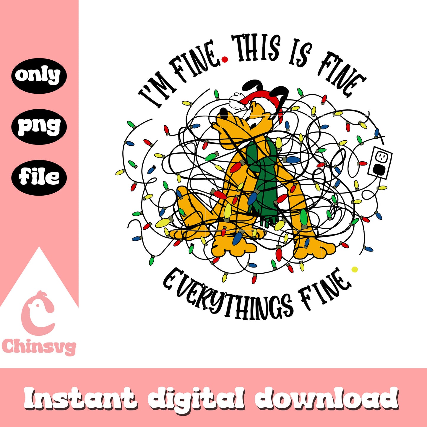 I'm fine this is fine pluto character png, disney pluto png