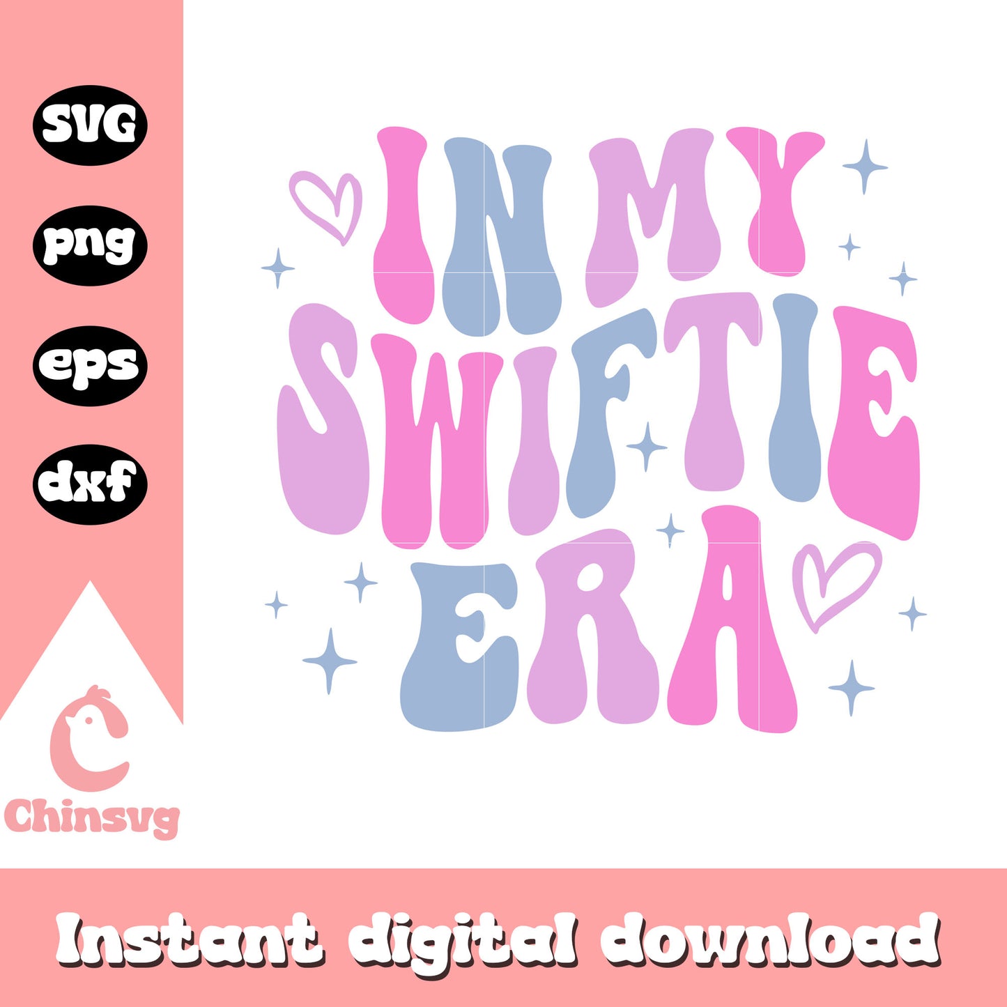 In my Swiftie era svg, Taylor Swift fan svg, font design svg