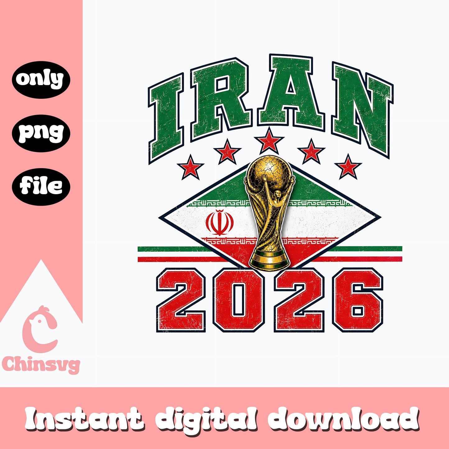 Iran 2026 World Cup PNG, Iran Football Soccer, Iran Flag PNG