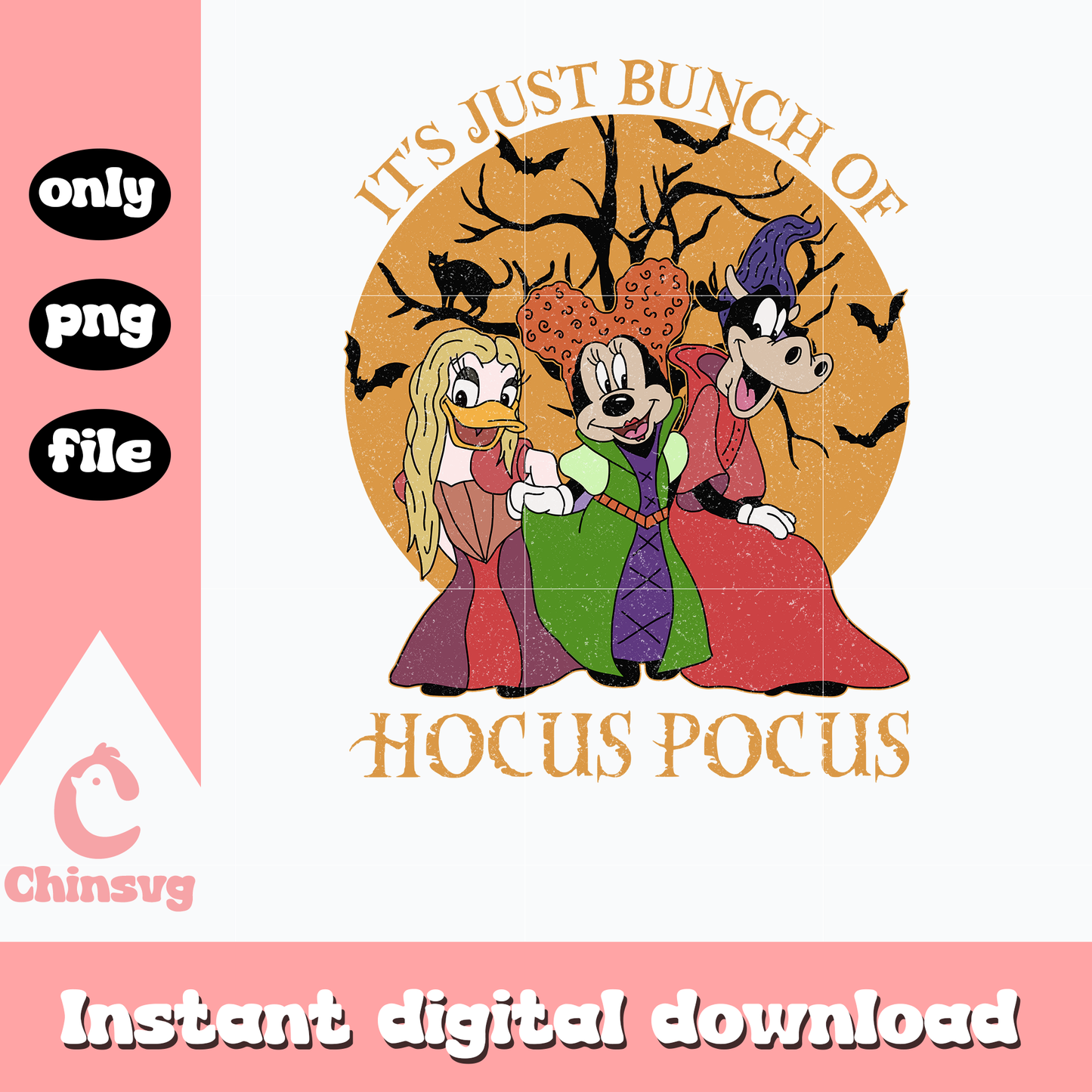 It's just a bunch of hocus pocus mickey png, hocus png, Halloween png