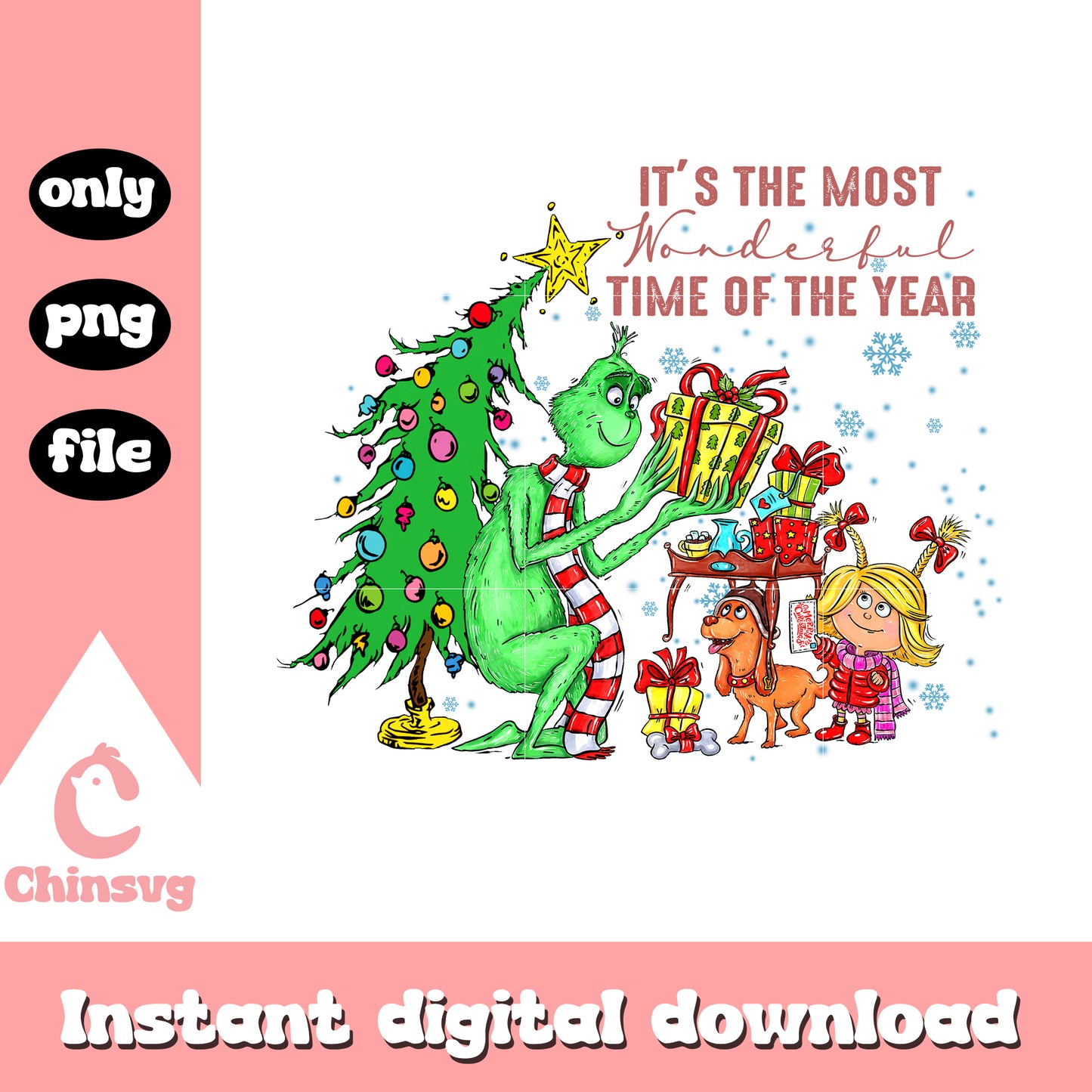 It's the most magical time of the year grinch png, grinch quote png