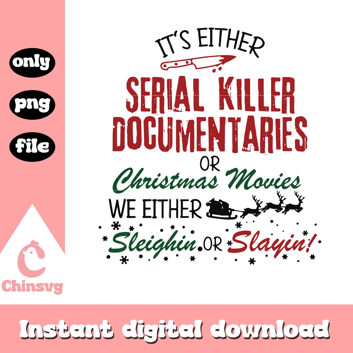 It's either serial killer documentaries png, funny christmas png
