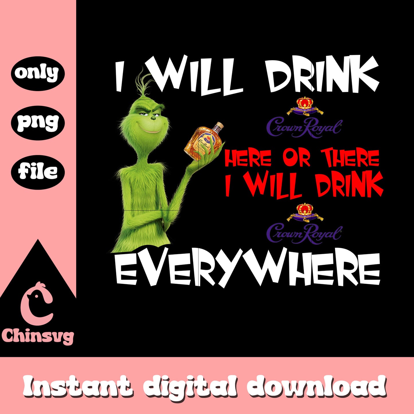I will drink everywhere grinch character png, the grinch images png