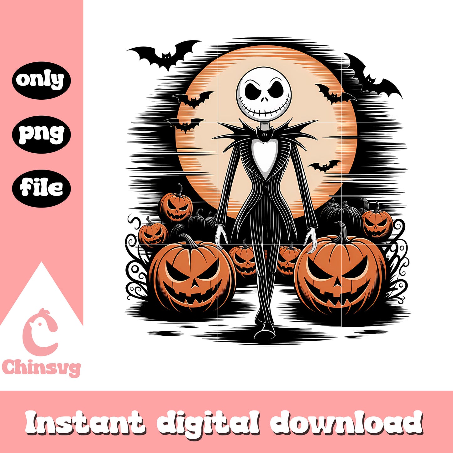 Jack skellington pumpkins bats png, jack skellington pumpkin png