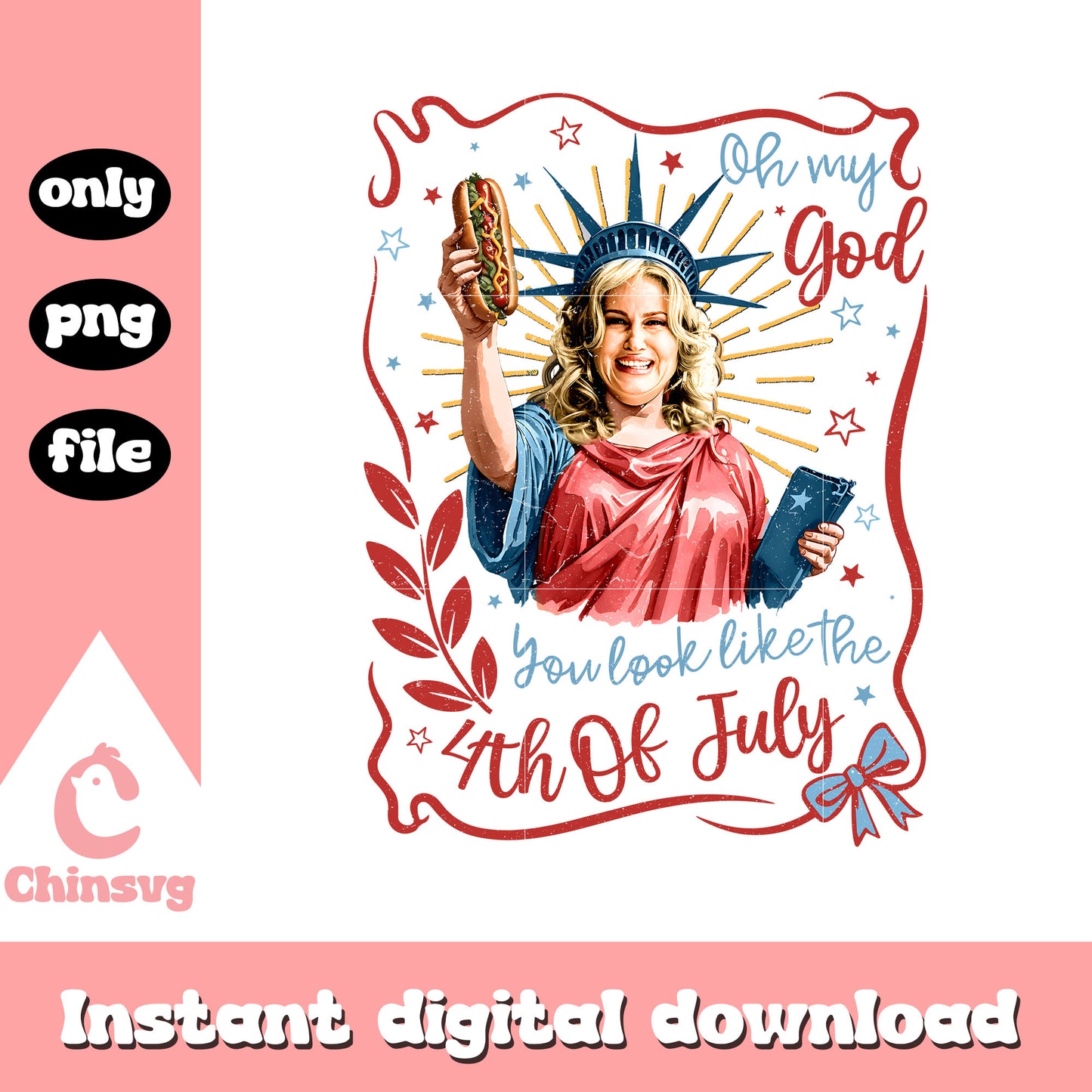 Jennifer coolidge retro 4th of july png, Jennifer you look like png