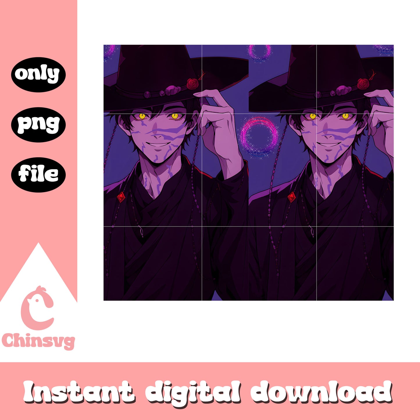 Jinu kpop demon form design png, jinu saja boys png