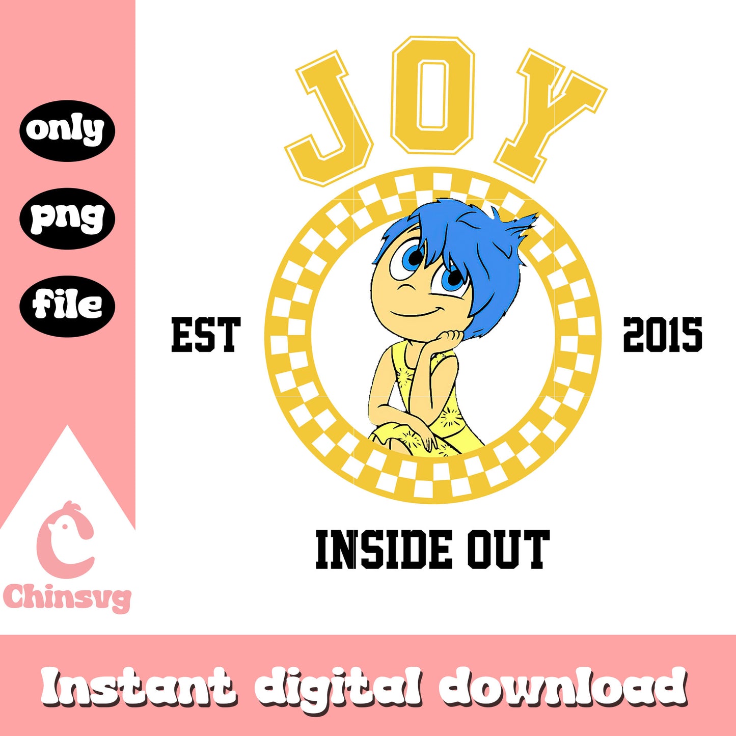 Joy est 2015 inside out png, joy character from inside out png