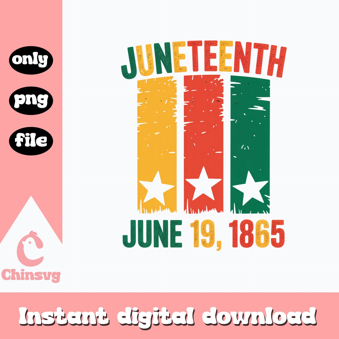 Juneteenth June 19 1865 PNG, Black History Month PNG, Freedom Day PNG
