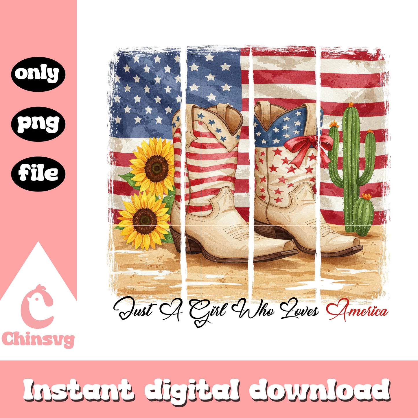 Just a girl who loves america boost collage pic png, america flag png