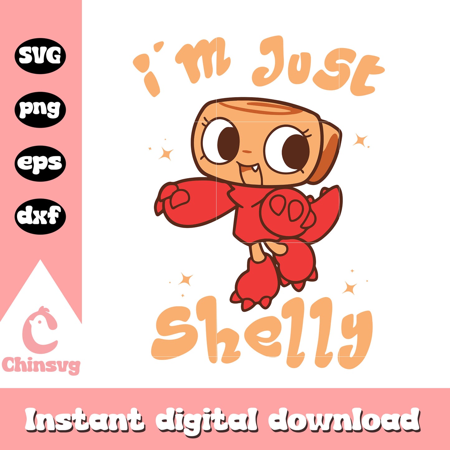 Just a girl who loves dandy's shelly toons svg, shelly character svg
