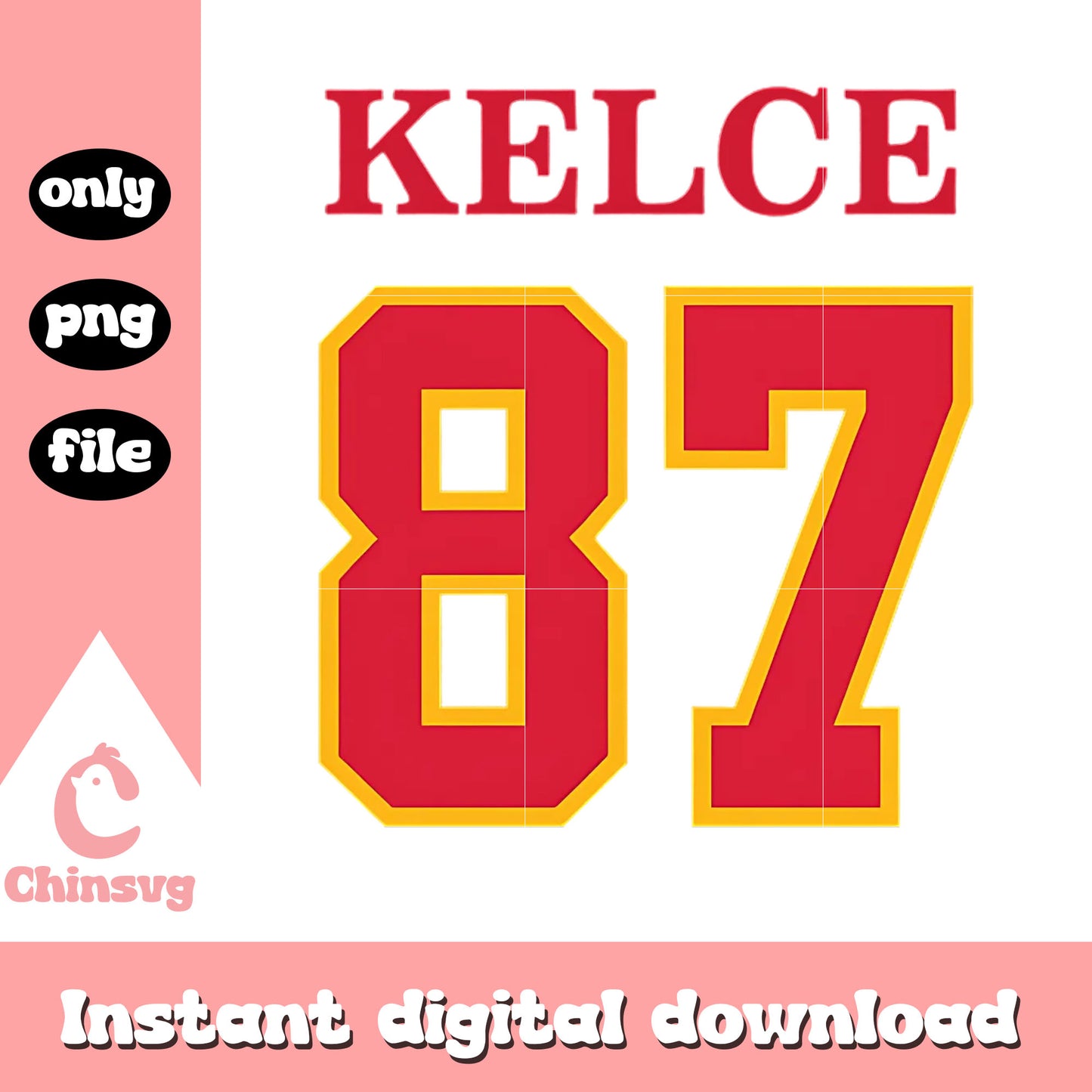 Kelce 87 logo design png, taylor engagement png, taylor fiance png
