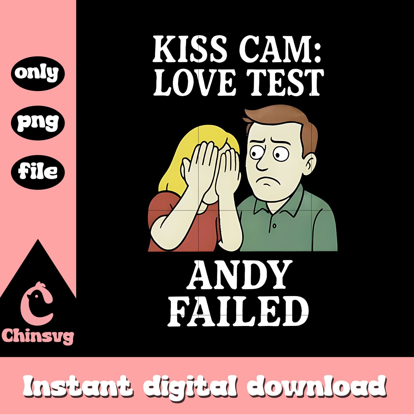 Kiss cam cartoon funny design png, coldplay cam png, cold meme png