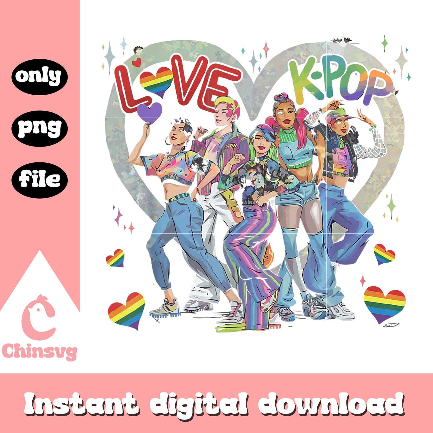 Korean pop music dancing design png, pop music png