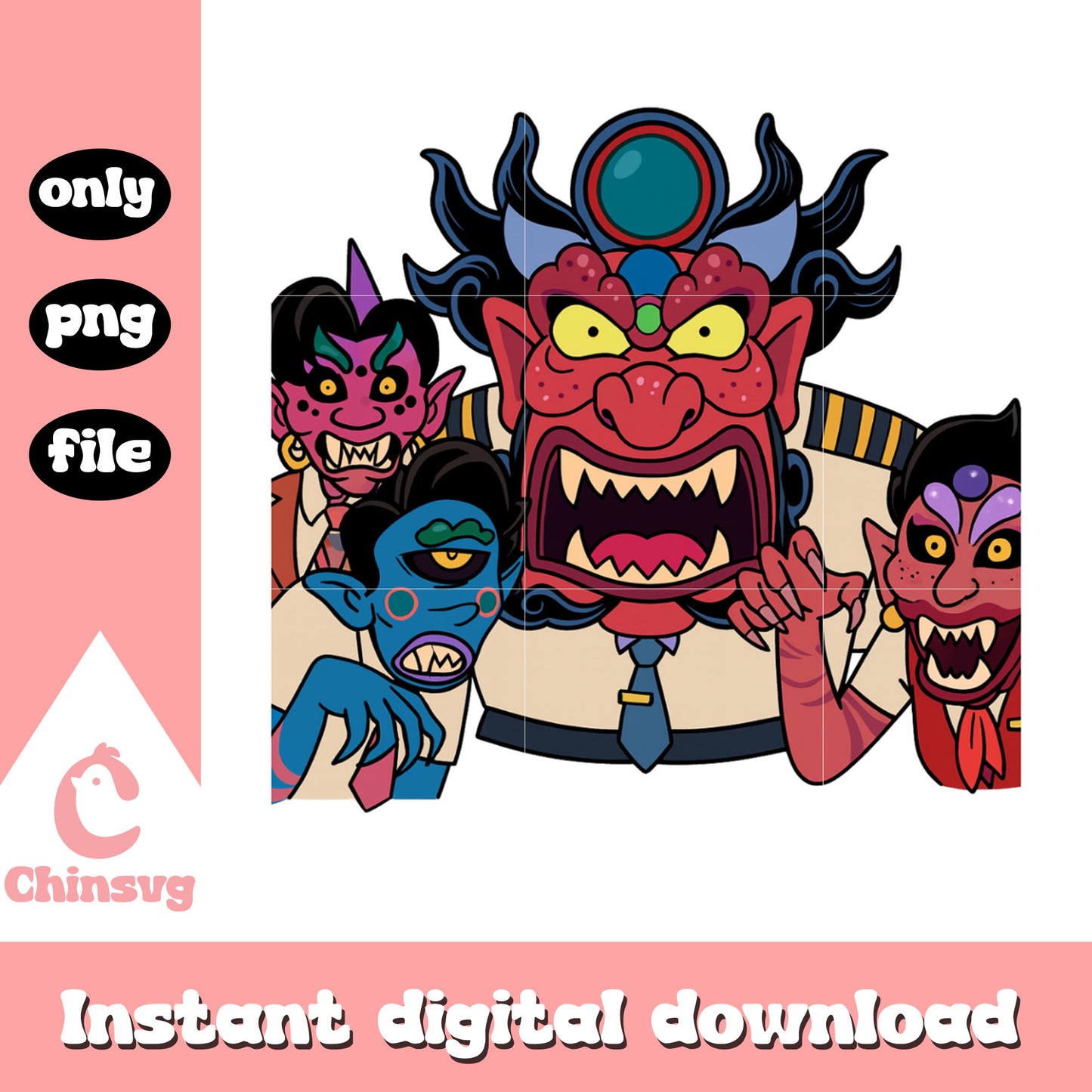 Kpop demon hunters monster design png, kpop demon hunters png